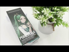 PURESTYLE Portable Home Hair Dye Set 11 Popular Hair Colors Cream Permanent Hair Color Comb English 