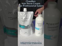 ChaoBen Hot Sale in Indonesia Wholesale Private Label Acid Permanent Straighten/Curly Hair Perm Crea