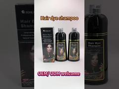 Bubble Dye Shampoo With Herbal Formula 3 in 1 Hair Color Shampoo for Black Hair