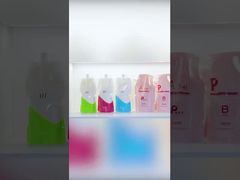 View Professional Salon Hair Straightening Cream Permanent Rebonding Perming Lotion Demo