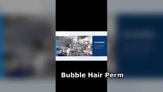 बबल हेयर पर्म